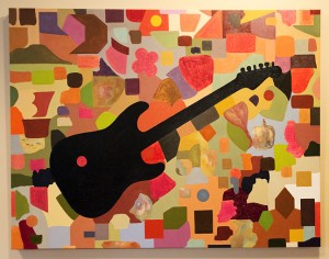 Electric Guitar • 2013 • Oil on Canvas • 36" x 48"           